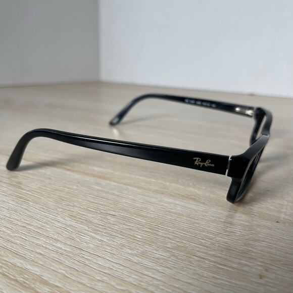 Ray-Ban RB5187 2000 Eyeglasses Black Rectangular Full Rim Frames Only - Picture 8 of 8